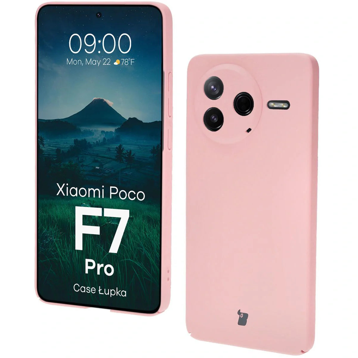 Handyhülle für Xiaomi Poco F7 Pro, Bizon Case Lupka, Rosa