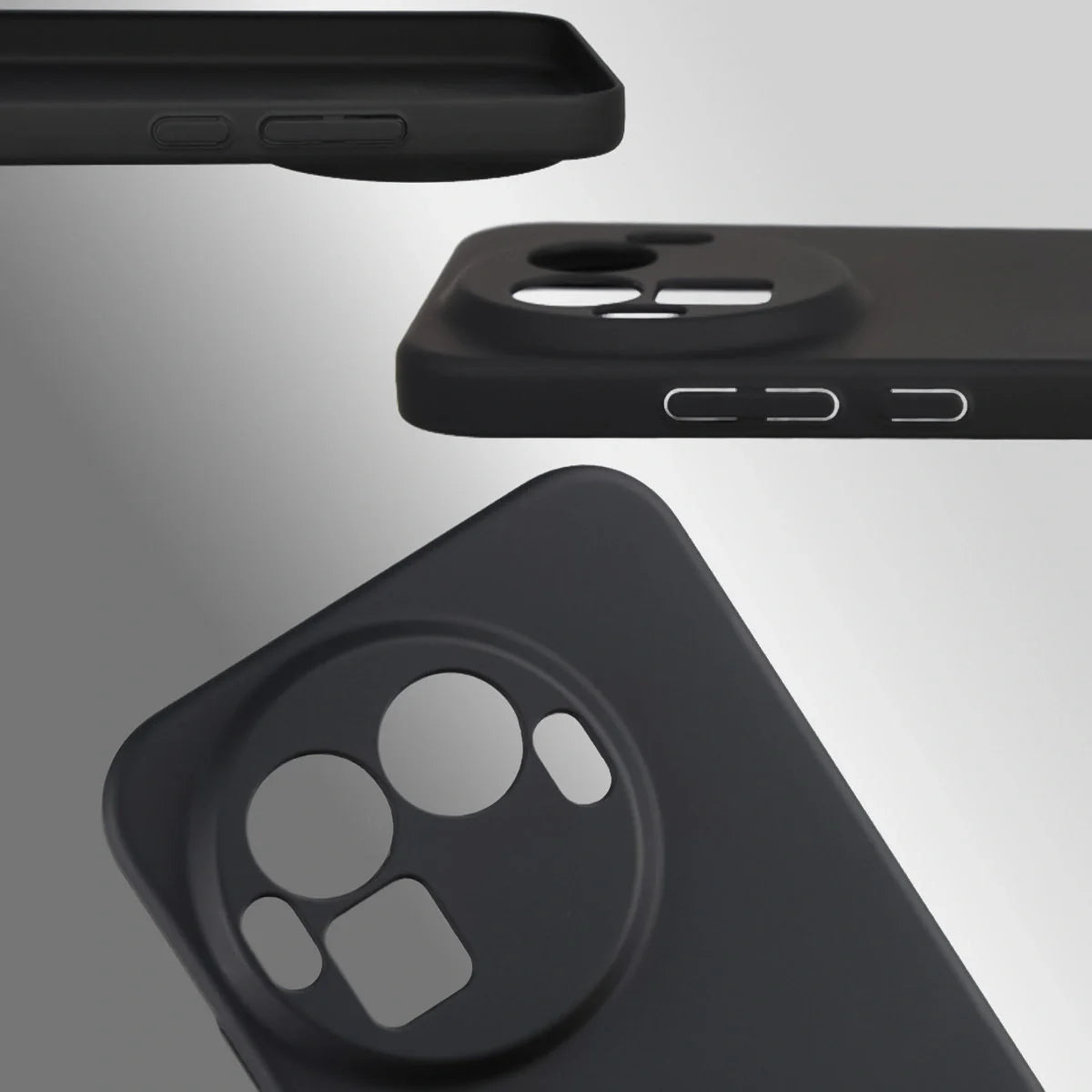 Handyhülle für Realme GT 8 Pro, Bizon Case Lupka, Schwarz