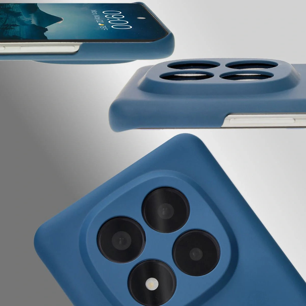 Handyhülle für Xiaomi Redmi Note 14 Pro Plus 5G, Bizon Case Lupka, Blau