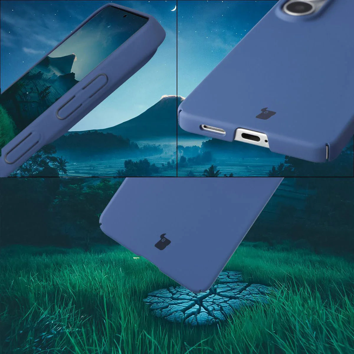 Handyhülle für Galaxy S26, Bizon Case Lupka, Blau