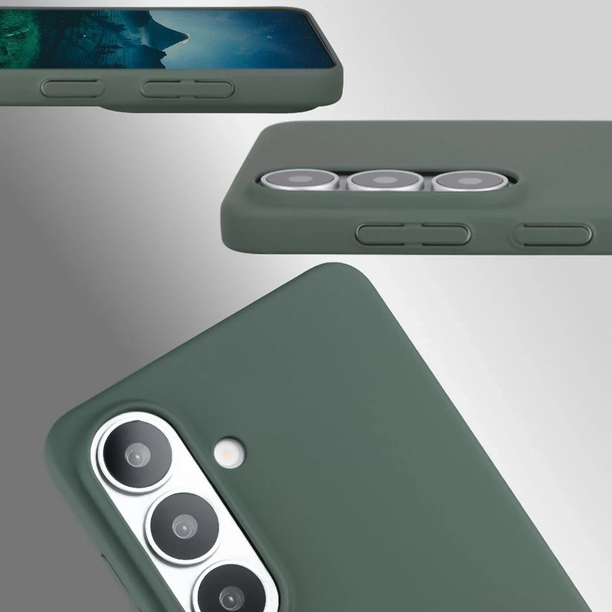 Handyhülle für Galaxy S26, Bizon Case Lupka, Grün