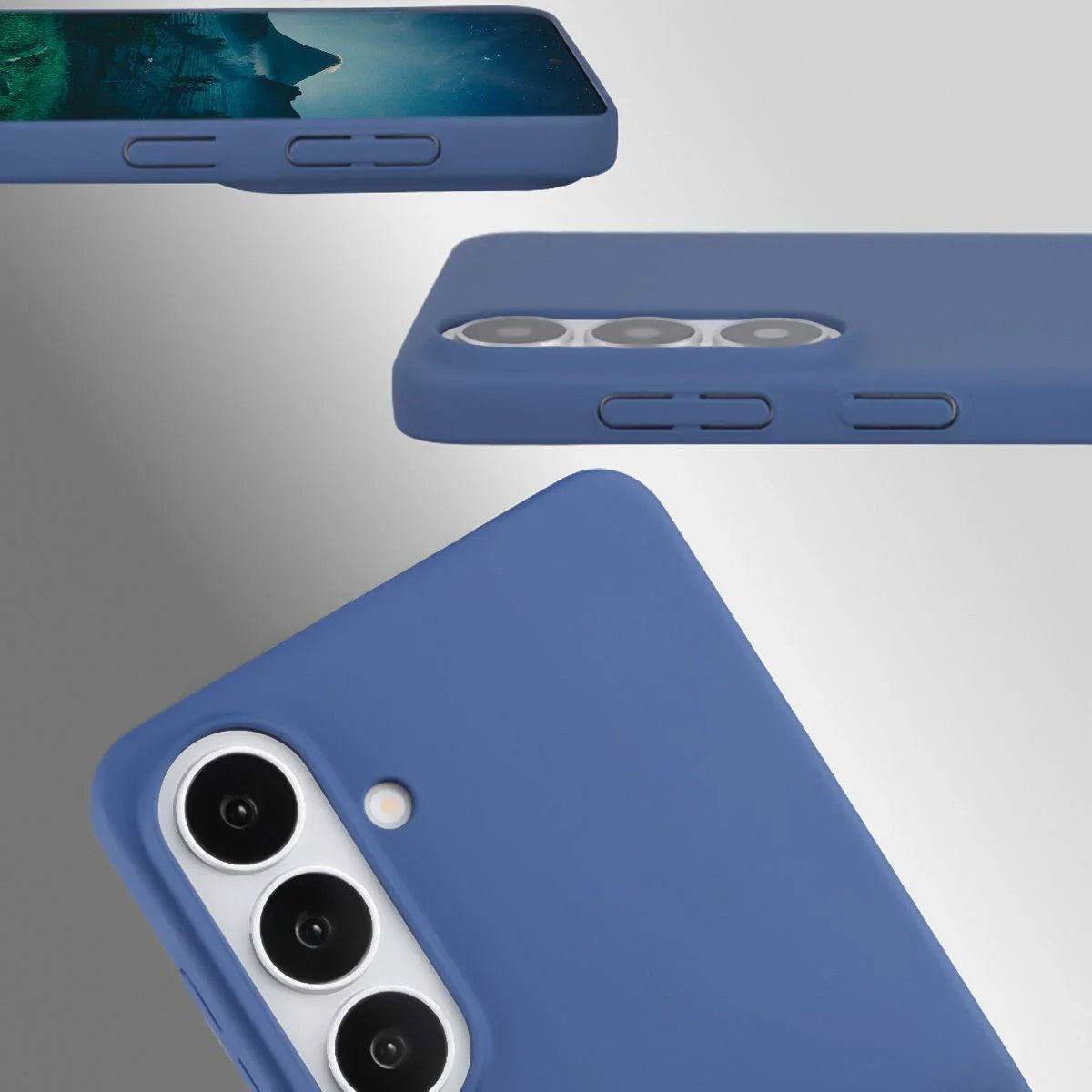 Handyhülle für Galaxy S26 Plus, Bizon Case Lupka, Blau
