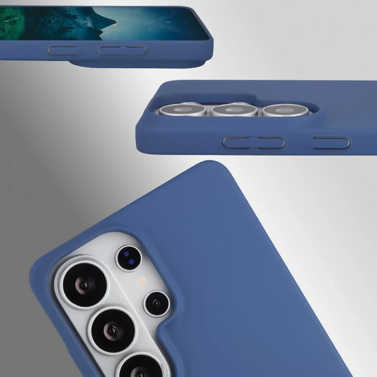 Handyhülle für Galaxy S26 Ultra, Bizon Case Lupka, Blau