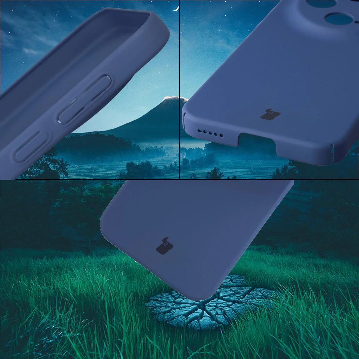 Handyhülle für Vivo X300, Bizon Case Lupka, Blau