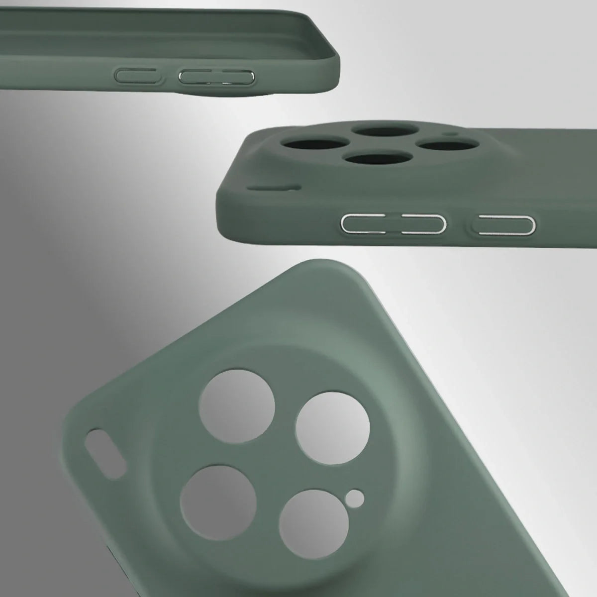 Handyhülle für Vivo X300, Bizon Case Lupka, Grün