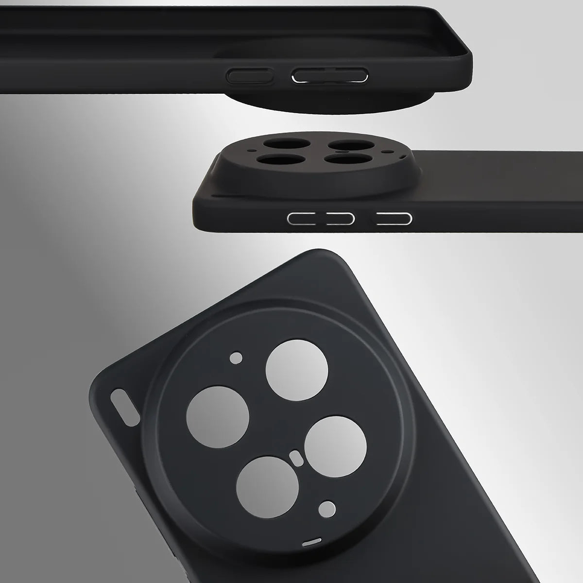 Handyhülle für Vivo X300 Ultra, Bizon Case Lupka, Schwarz