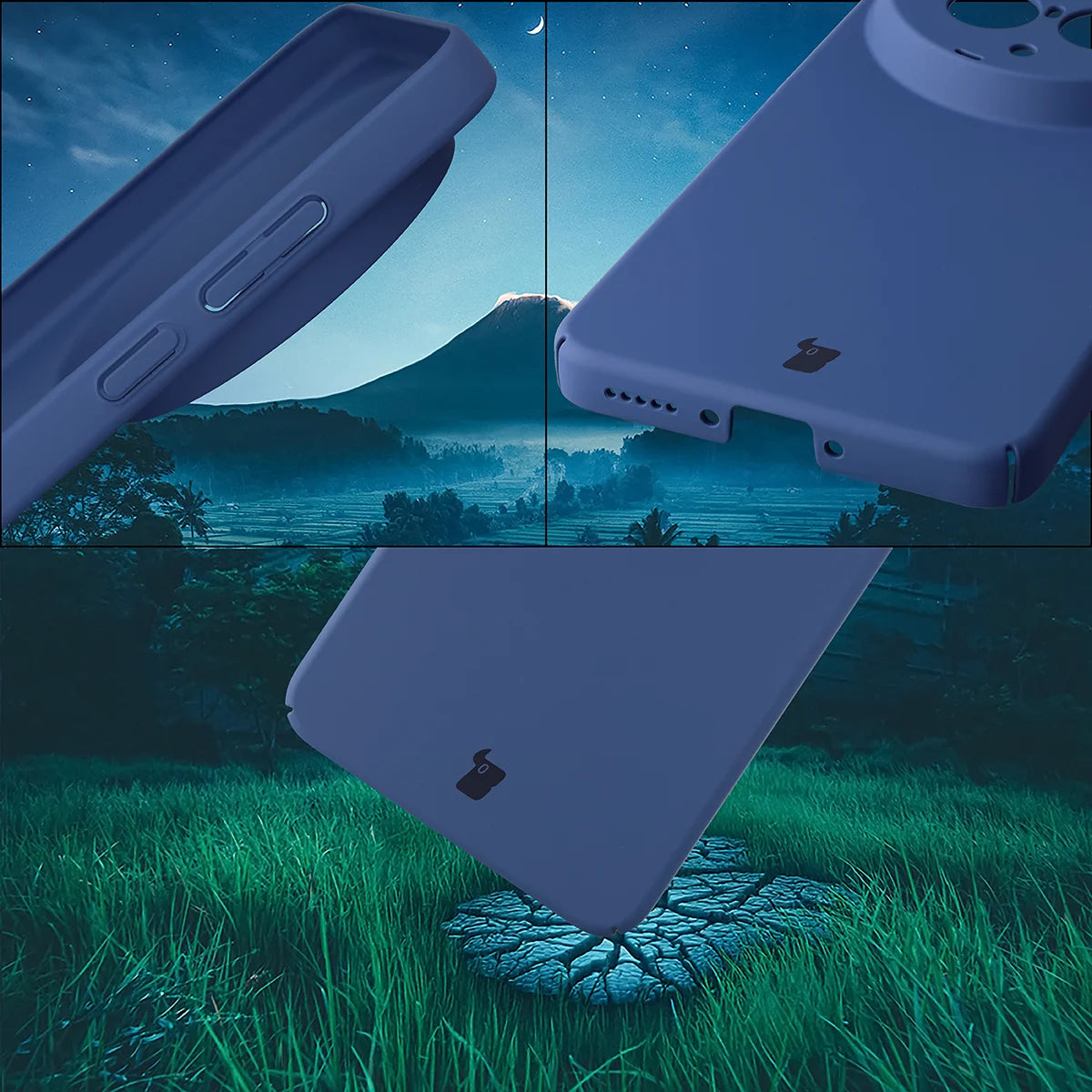 Handyhülle für Vivo X300 Ultra, Bizon Case Lupka, Blau