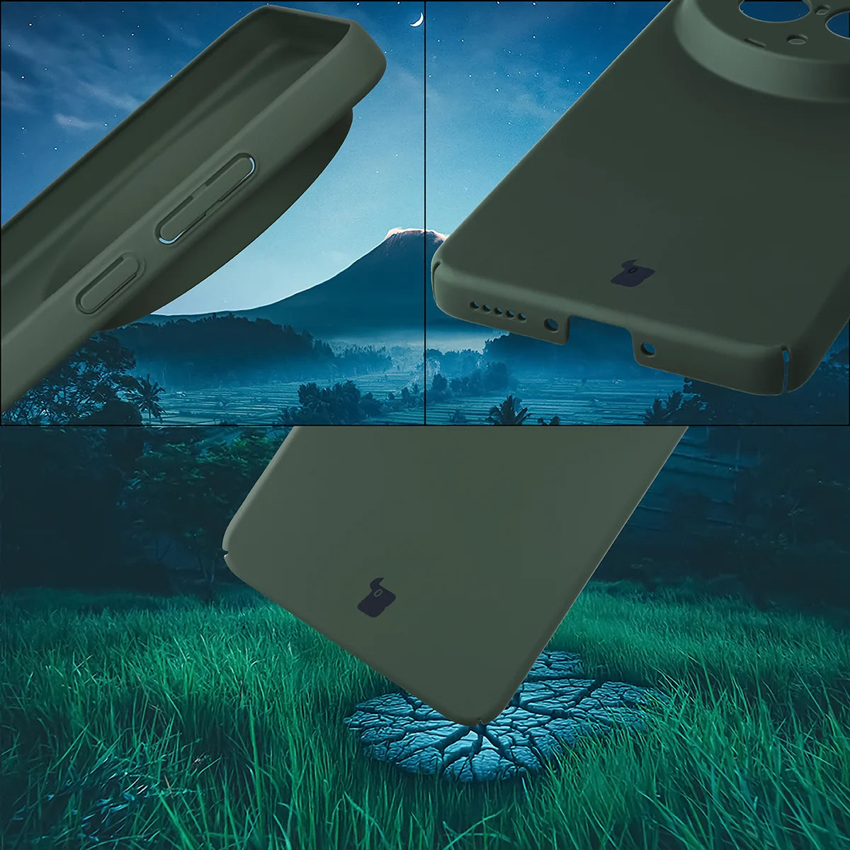 Handyhülle für Vivo X300 Ultra, Bizon Case Lupka, Grün