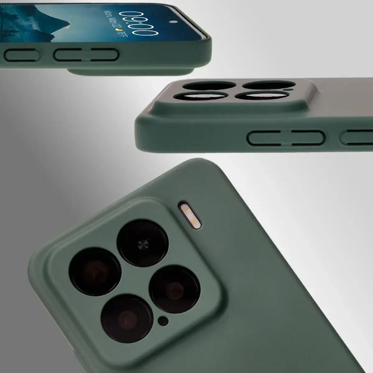 Handyhülle für Xiaomi 15, Bizon Case Lupka, Grün