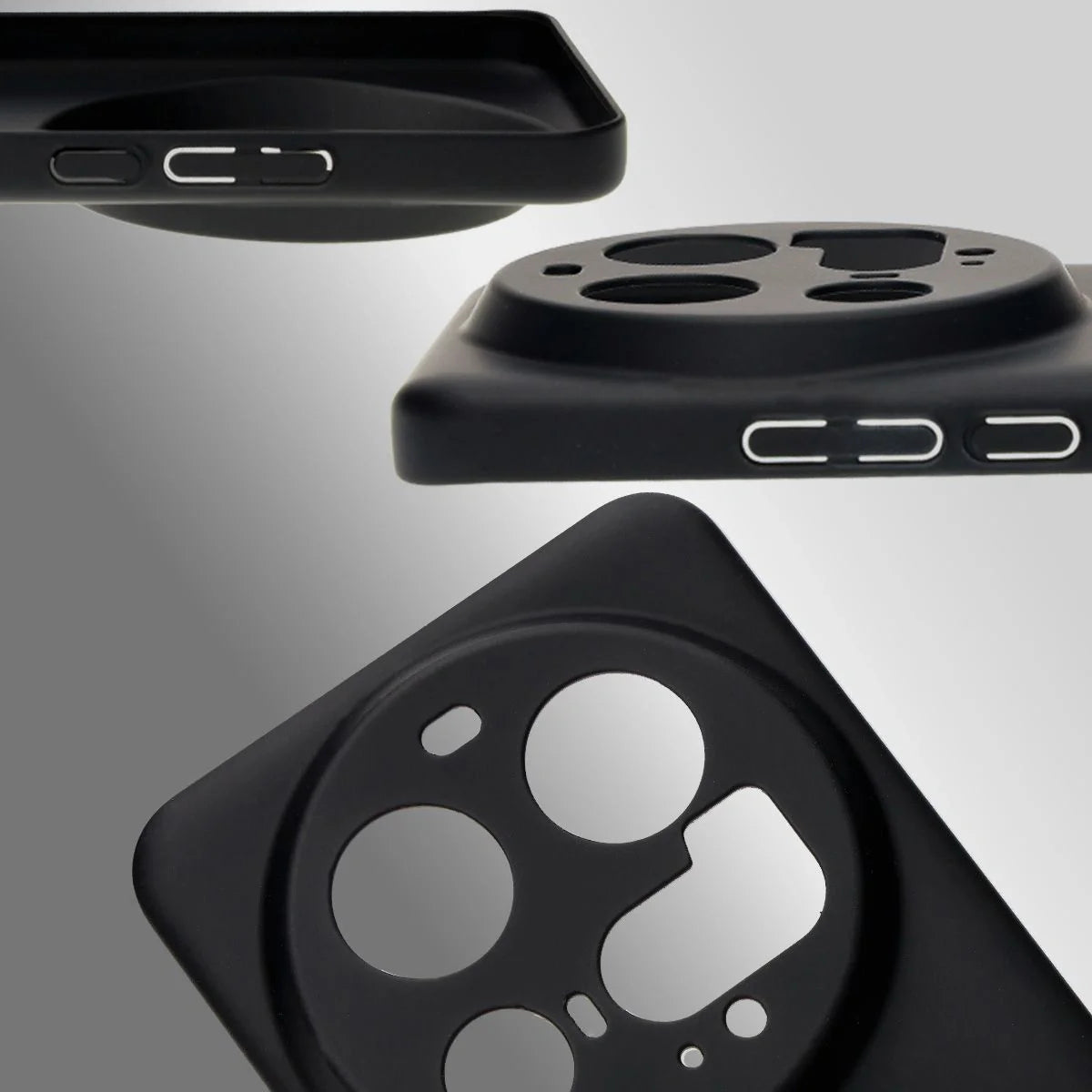 Handyhülle für Xiaomi 15 Ultra, Bizon Case Lupka, Schwarz