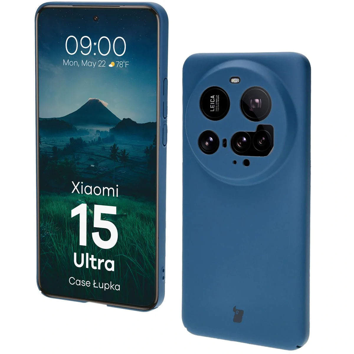 Handyhülle für Xiaomi 15 Ultra, Bizon Case Lupka, Blau