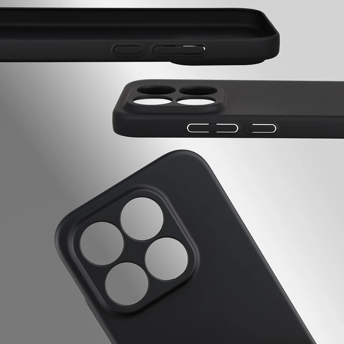 Handyhülle für Xiaomi 17, Bizon Case Lupka, Schwarz