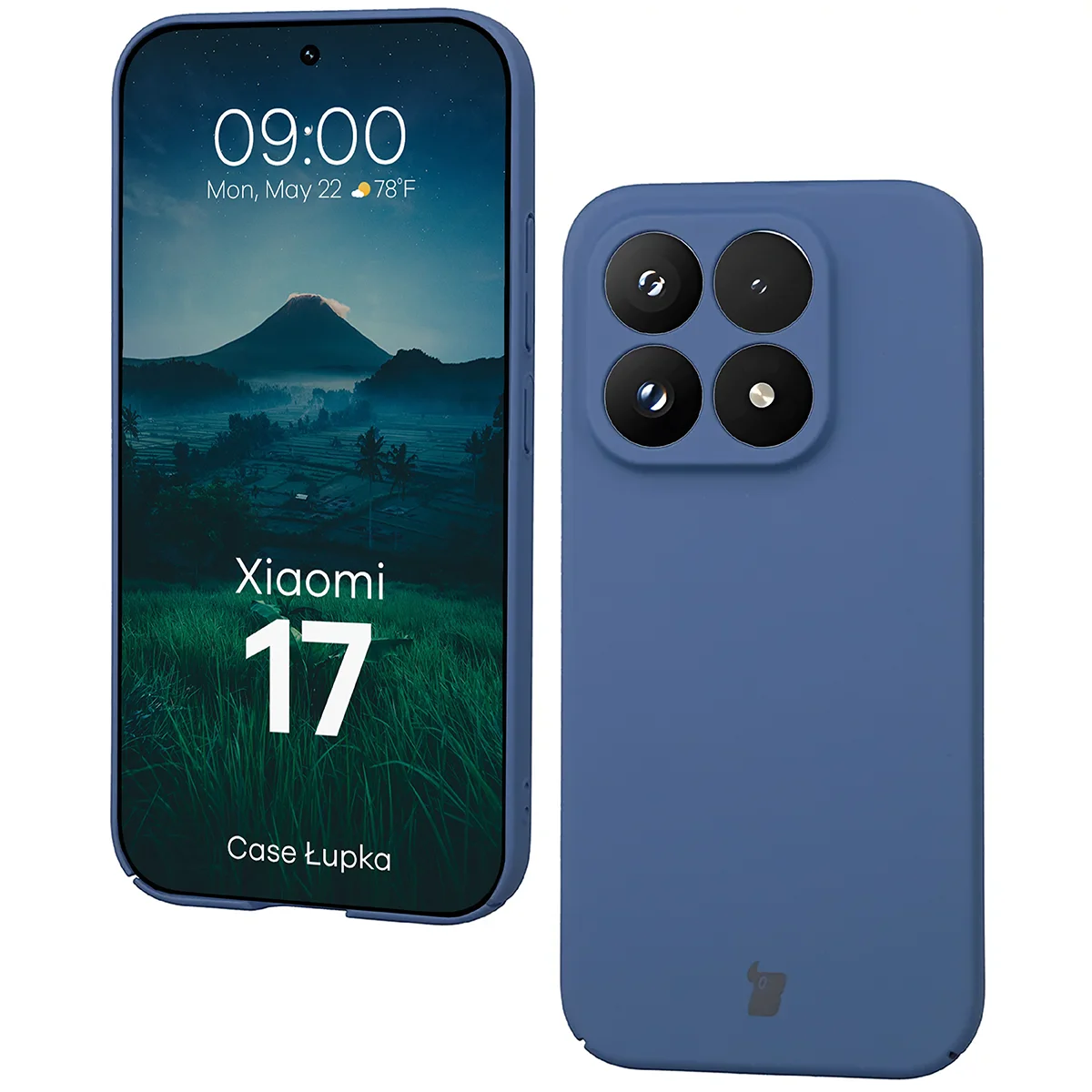 Handyhülle für Xiaomi 17, Bizon Case Lupka, Blau