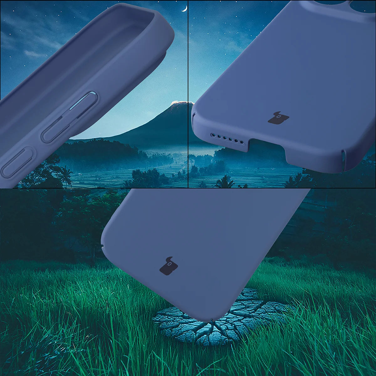 Handyhülle für Xiaomi 17, Bizon Case Lupka, Blau