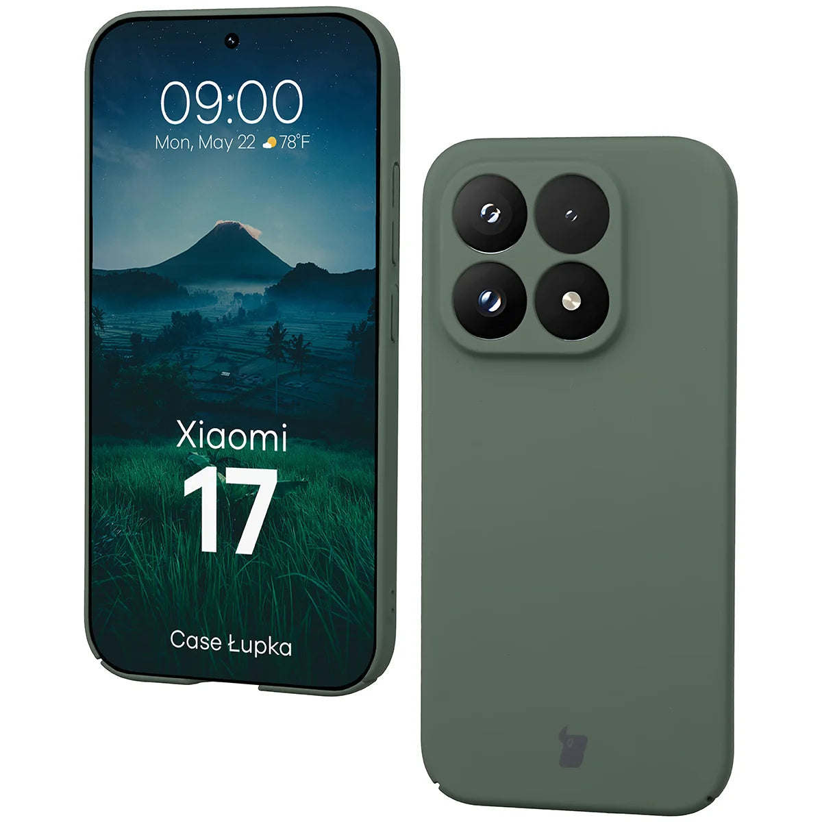 Handyhülle für Xiaomi 17, Bizon Case Lupka, Grün