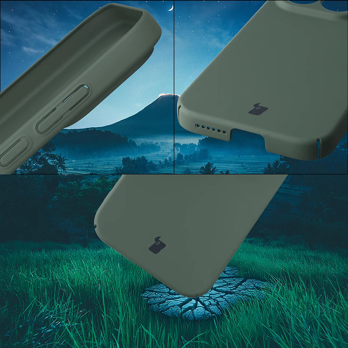 Handyhülle für Xiaomi 17, Bizon Case Lupka, Grün