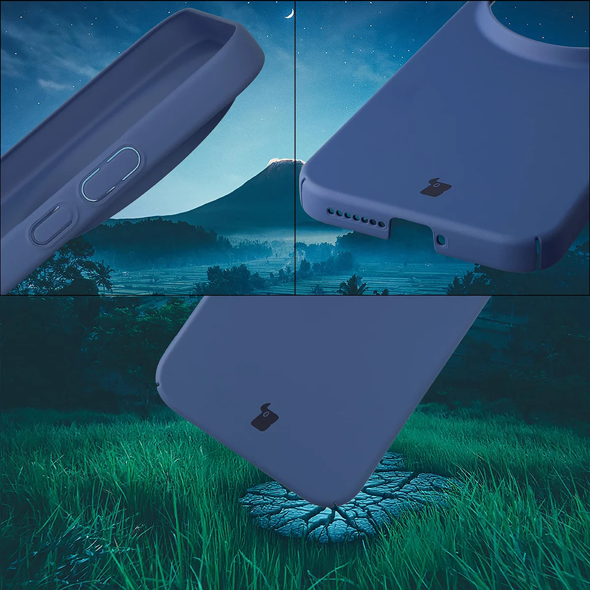 Handyhülle für Xiaomi 17 Ultra, Bizon Case Lupka, Blau