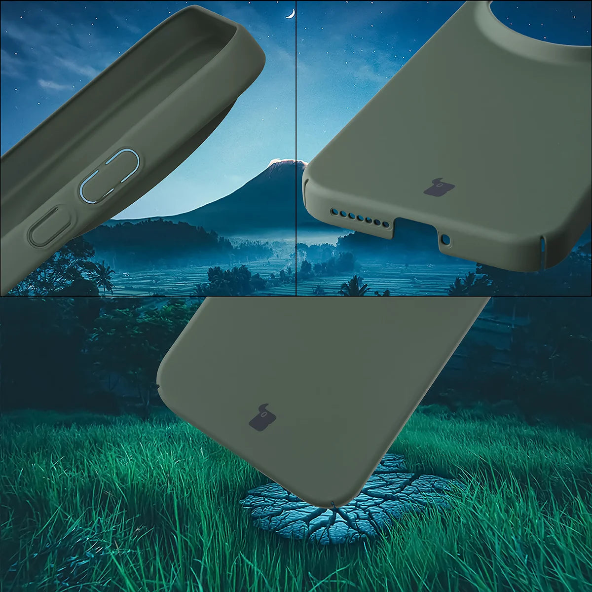 Handyhülle für Xiaomi 17 Ultra, Bizon Case Lupka, Grün