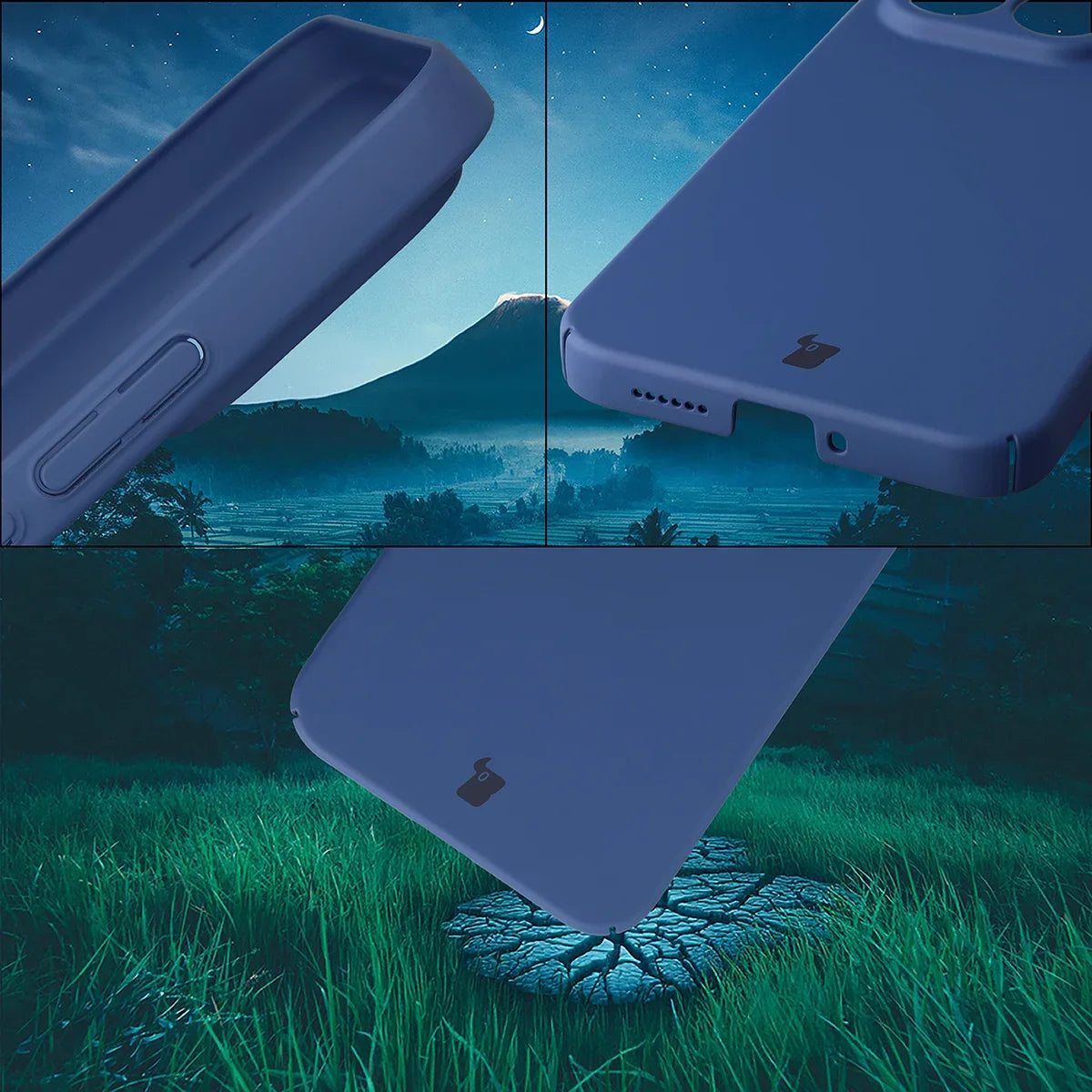 Handyhülle für Xiaomi 17T, Bizon Case Lupka, Blau