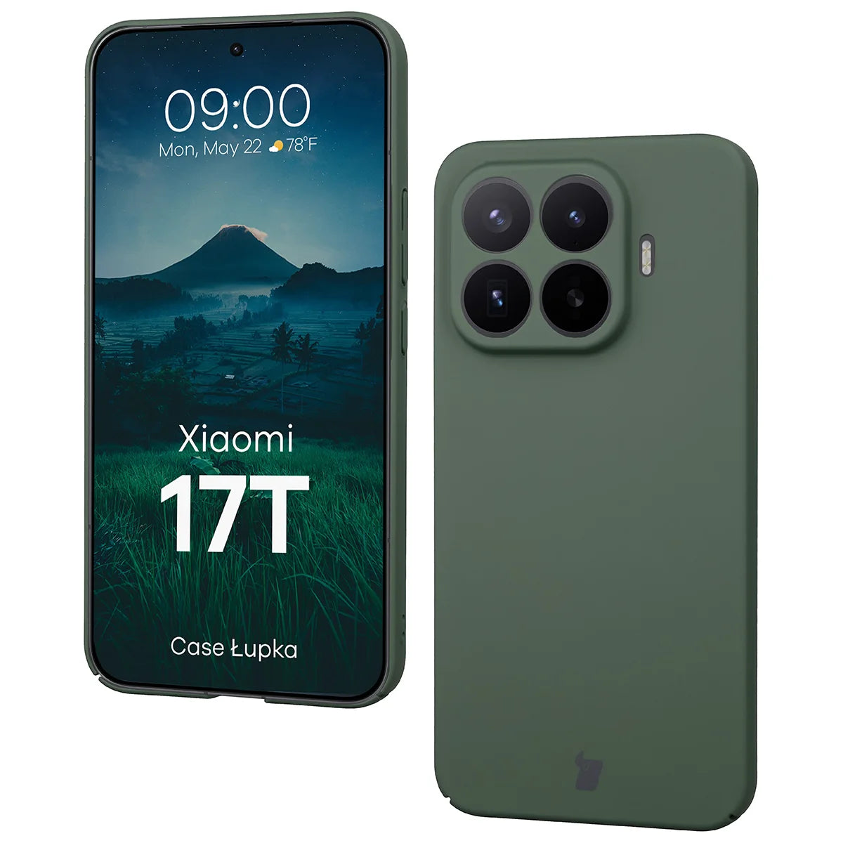 Handyhülle für Xiaomi 17T, Bizon Case Lupka, Grün