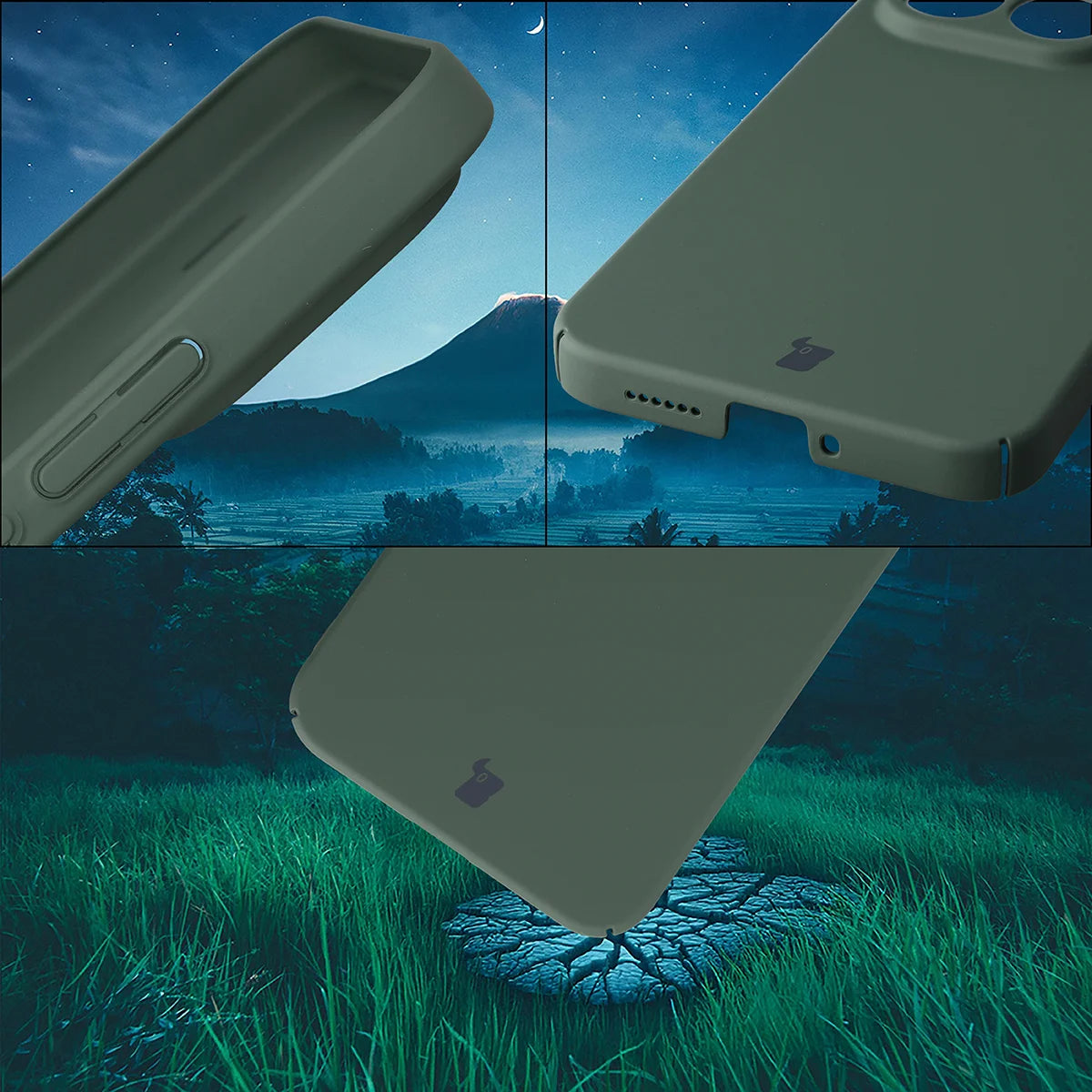 Handyhülle für Xiaomi 17T, Bizon Case Lupka, Grün