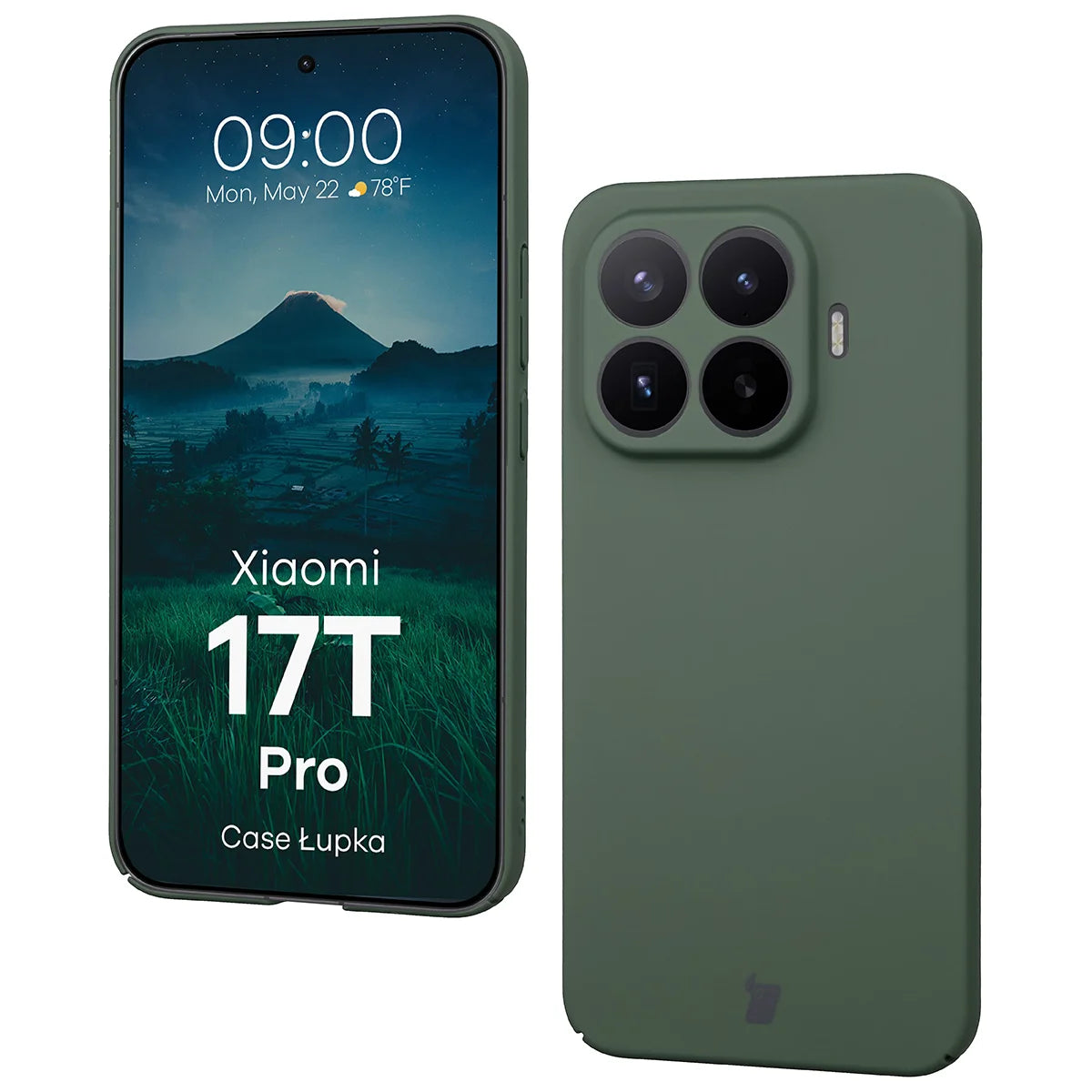 Handyhülle für Xiaomi 17T Pro, Bizon Case Lupka, Grün