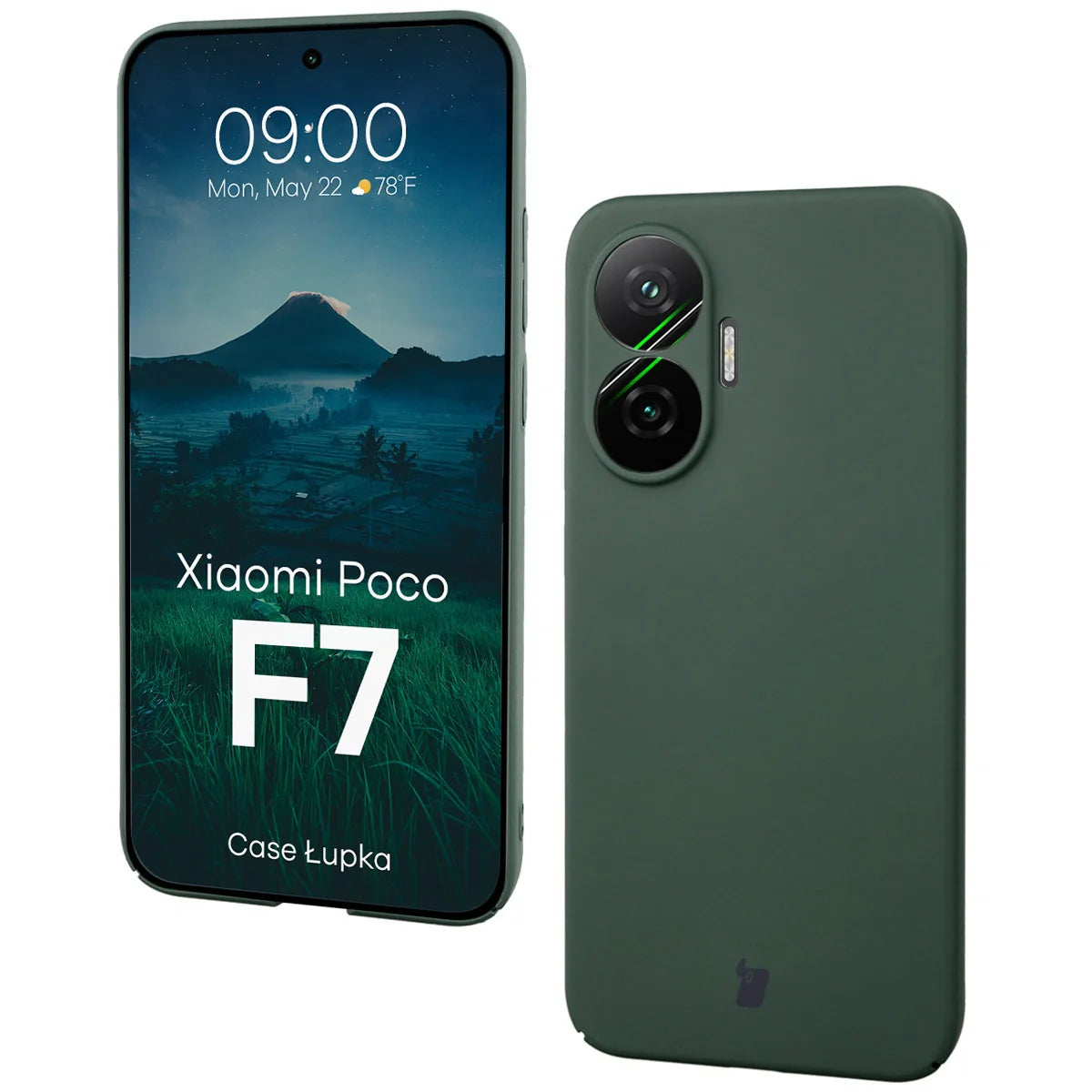 Handyhülle für Xiaomi POCO F7, Bizon Case Lupka, Grün