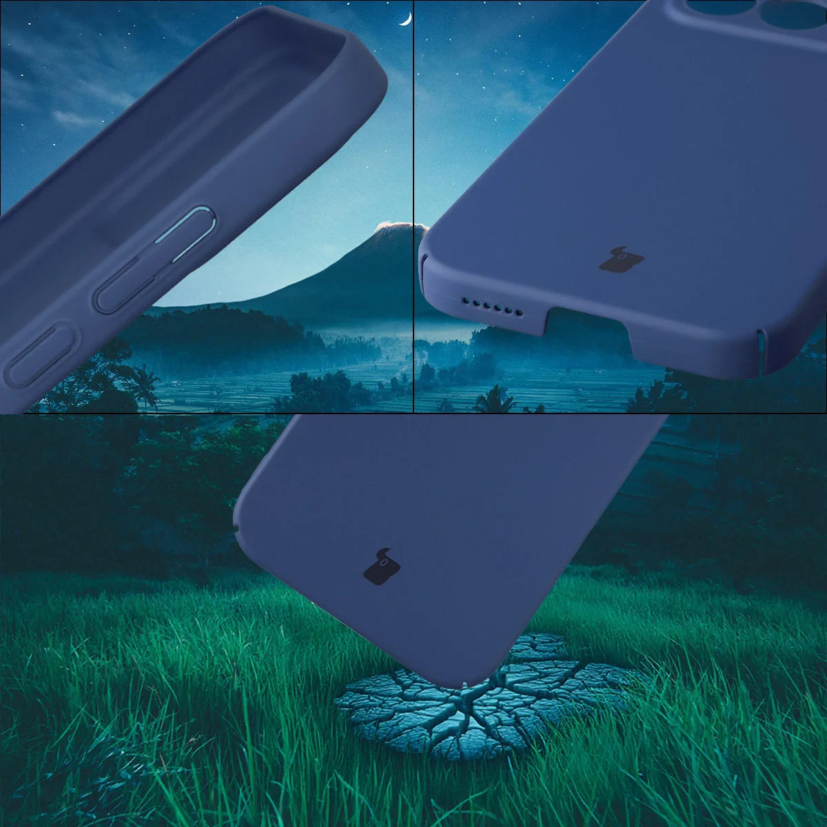 Handyhülle für Xiaomi POCO F8 Pro, Bizon Case Lupka, Blau