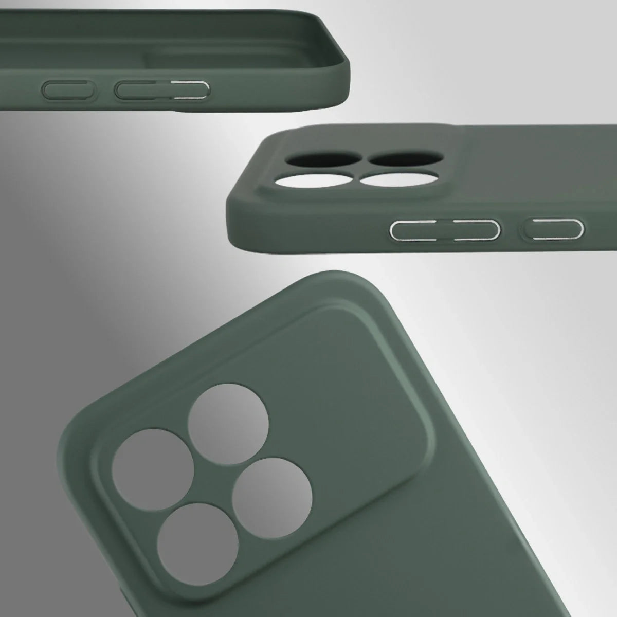Handyhülle für Xiaomi POCO F8 Pro, Bizon Case Lupka, Grün