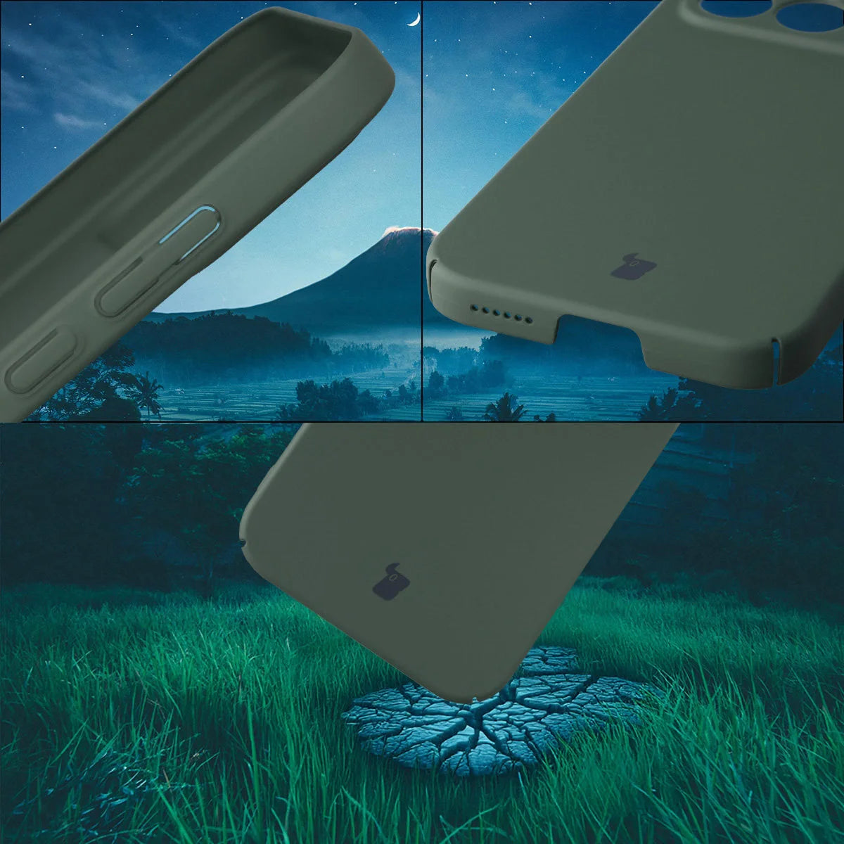 Handyhülle für Xiaomi POCO F8 Pro, Bizon Case Lupka, Grün
