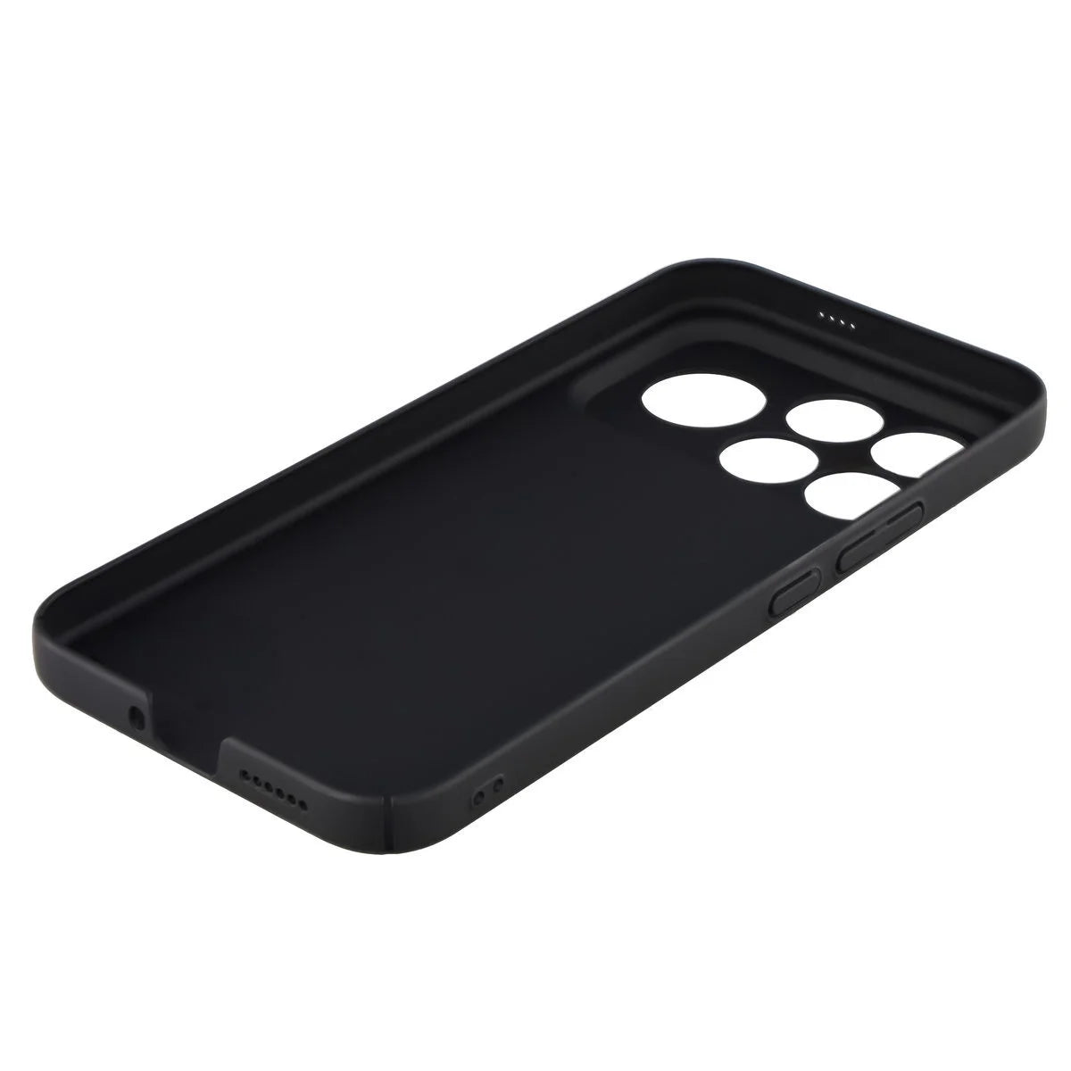 Handyhülle für Xiaomi POCO F9 Pro, Bizon Case Lupka, Schwarz (3/6)