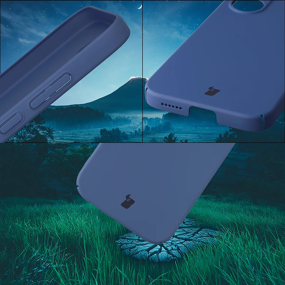 Handyhülle für Xiaomi POCO X8 Pro, Bizon Case Lupka, Blau