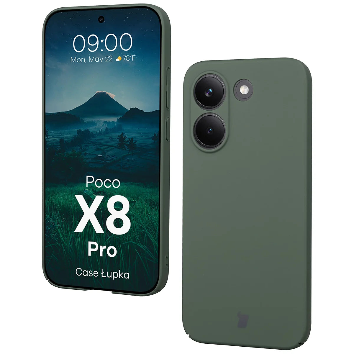 Handyhülle für Xiaomi POCO X8 Pro, Bizon Case Lupka, Grün