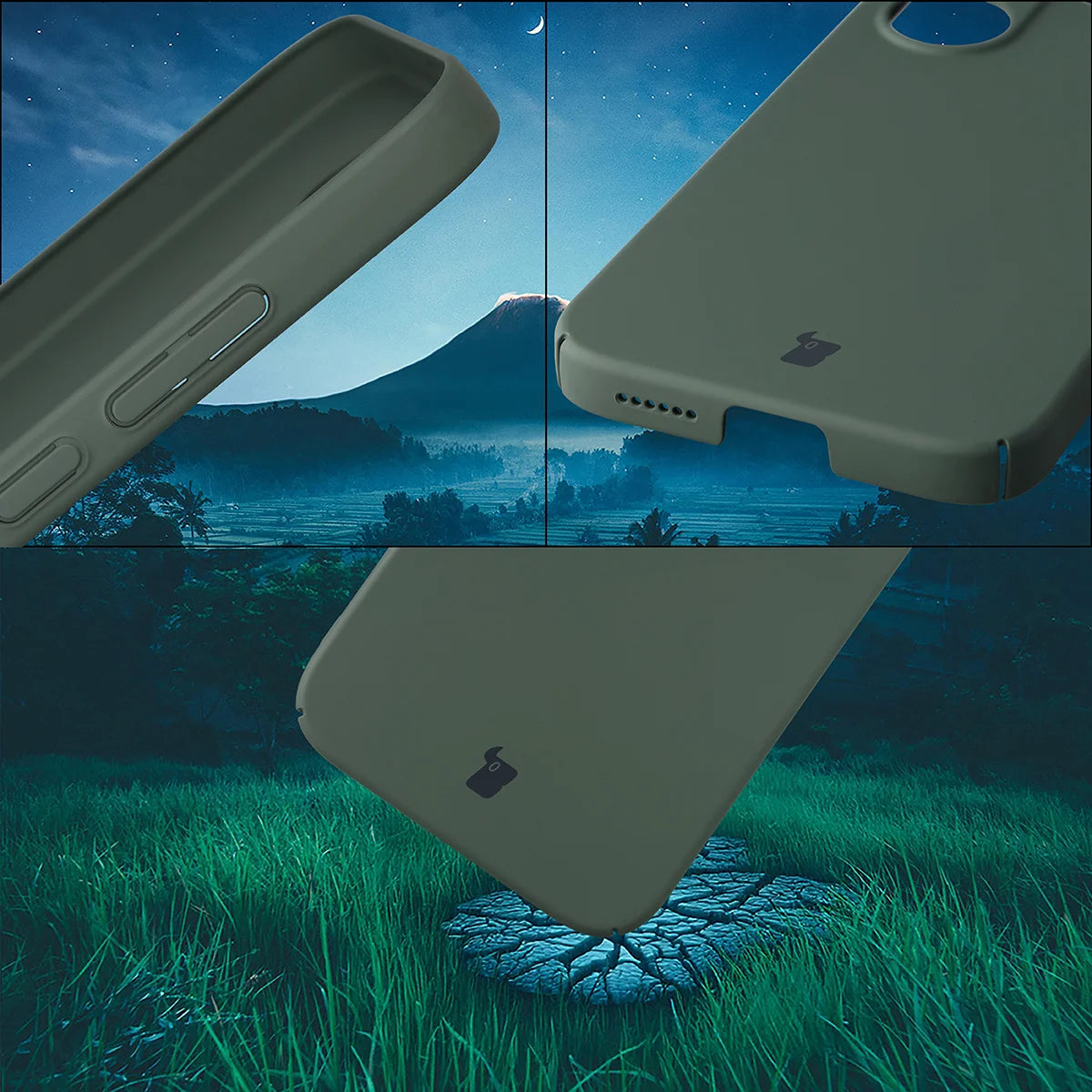 Handyhülle für Xiaomi POCO X8 Pro, Bizon Case Lupka, Grün