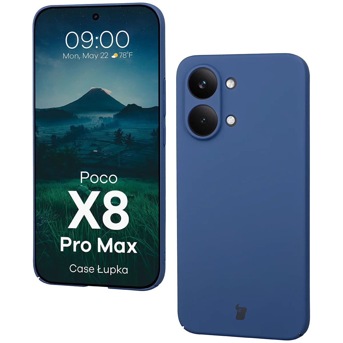 Handyhülle für Xiaomi POCO X8 Pro Max, Bizon Case Lupka, Blau