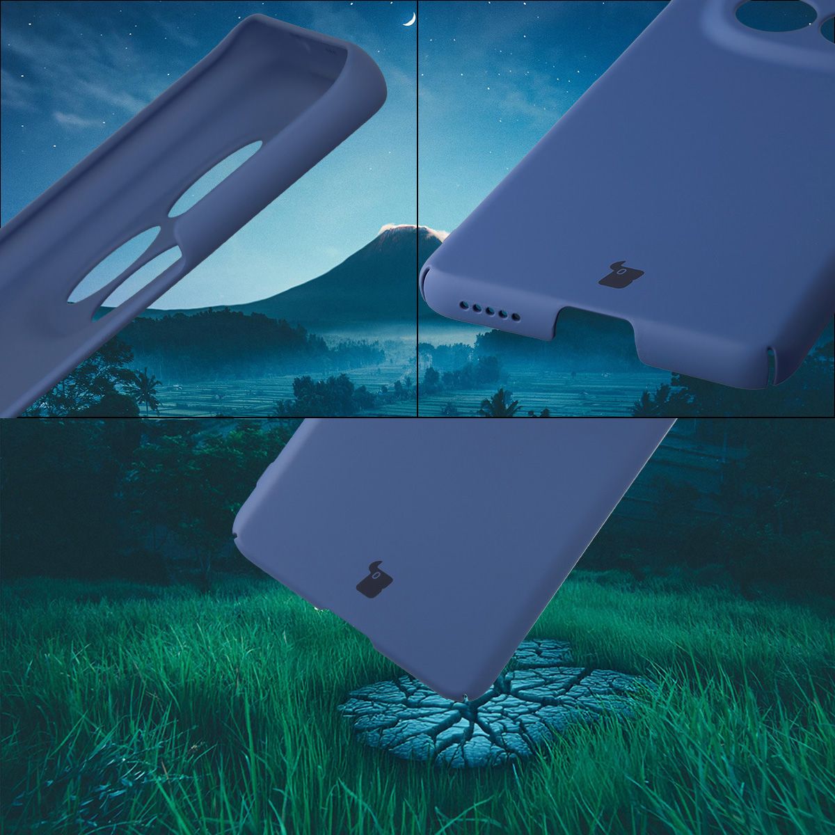 Handyhülle für Xiaomi Redmi Note 15 4G/5G / POCO M8 5G, Bizon Case Lupka, Blau
