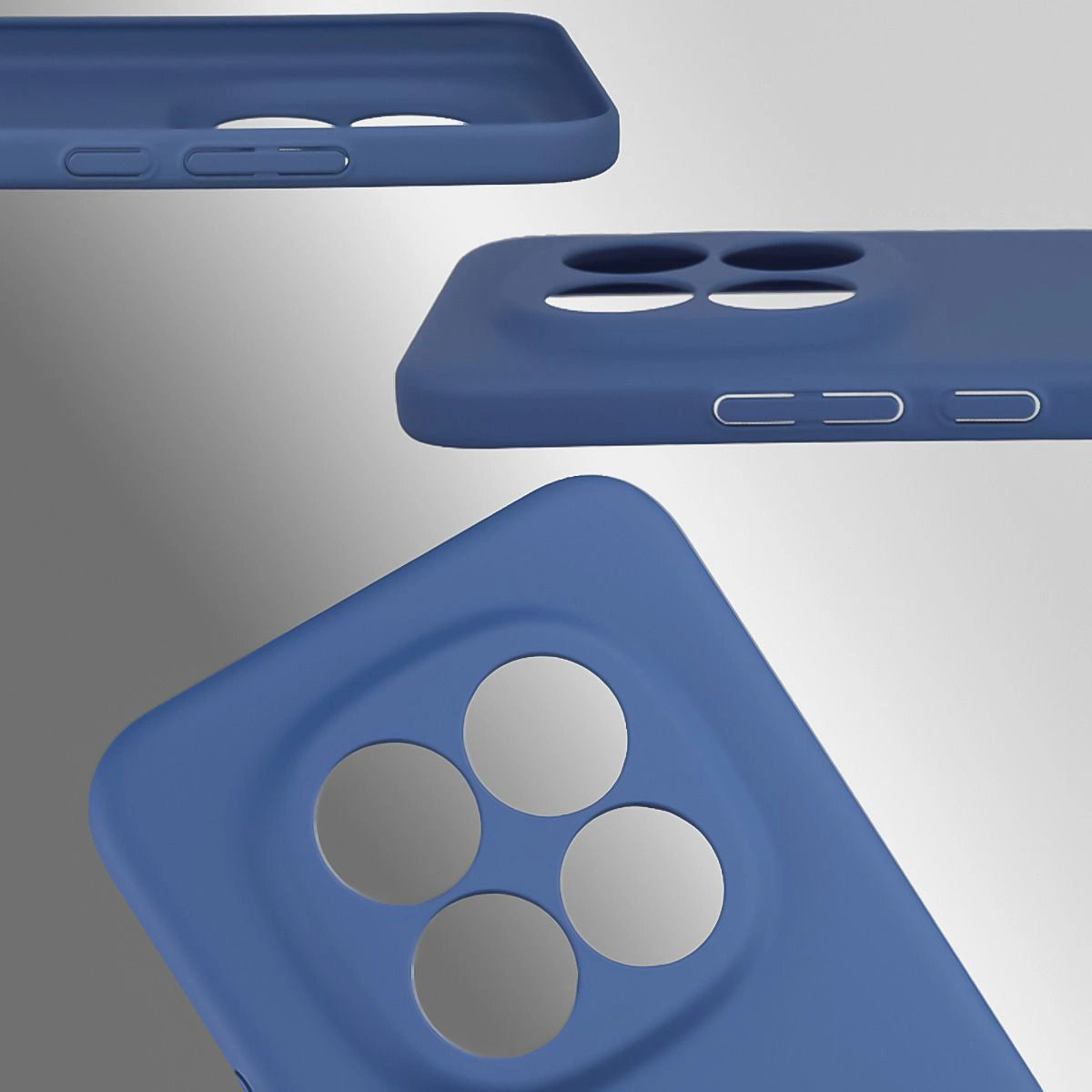 Handyhülle für Xiaomi Redmi Note 15 Pro Plus 5G / POCO M8 Pro 5G, Bizon Case Lupka, Blau
