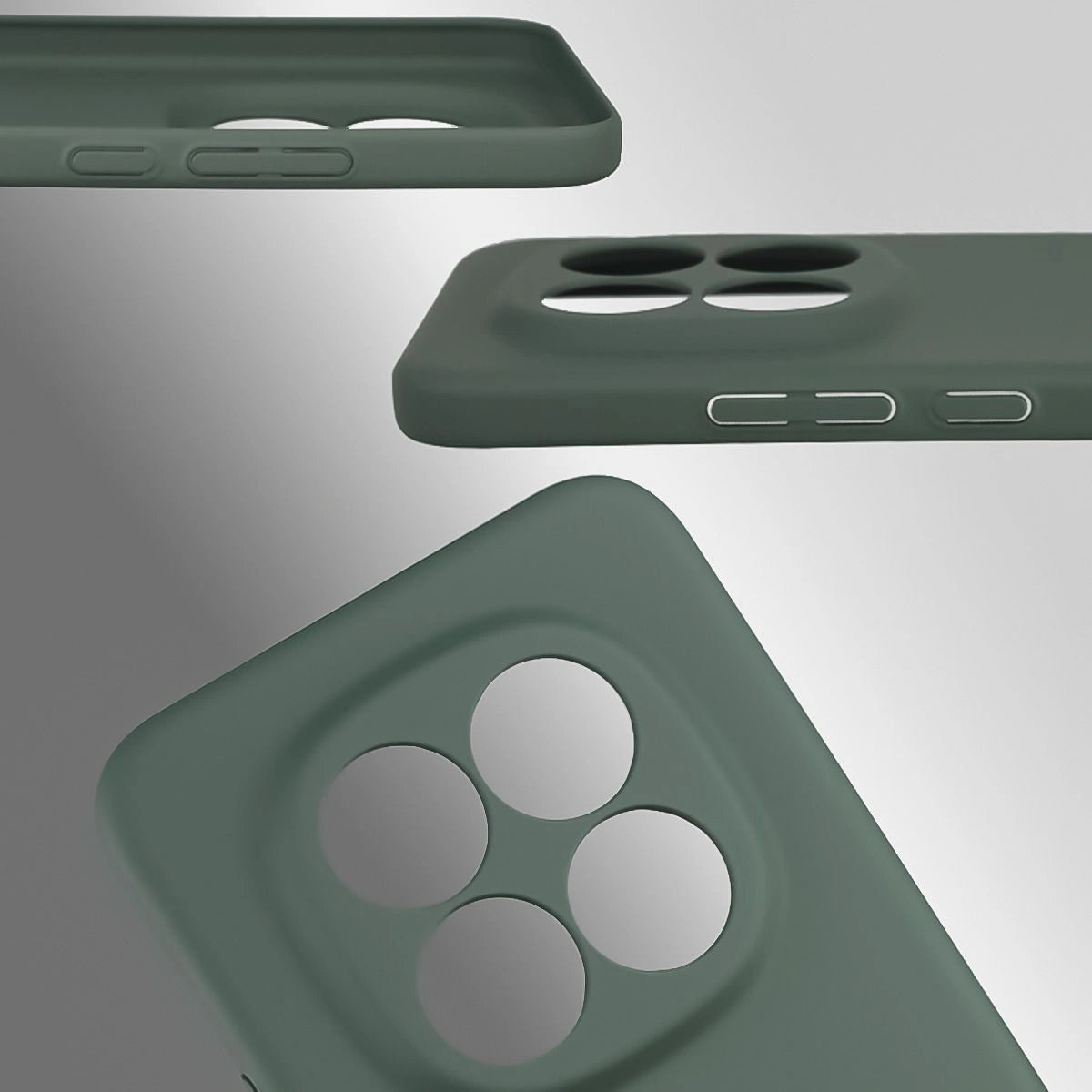 Handyhülle für Xiaomi Redmi Note 15 Pro Plus 5G / POCO M8 Pro 5G, Bizon Case Lupka, Grün