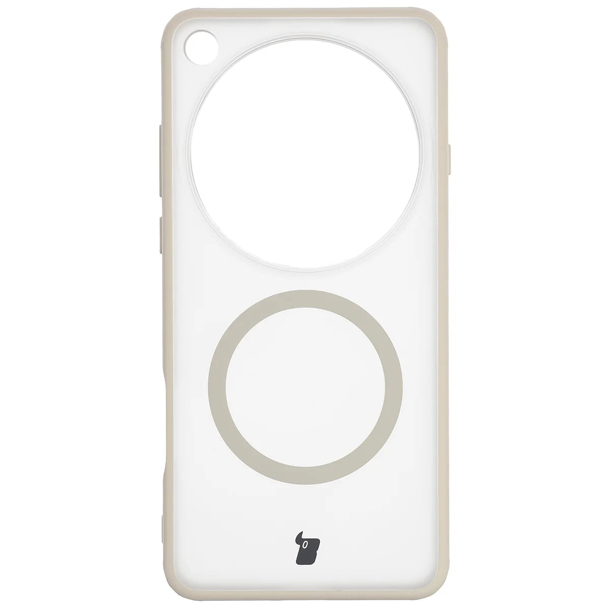 Handyhülle mit Magnetring für Oppo Find X9 Ultra, Bizon Case MatteO, Getönt-Schwarz