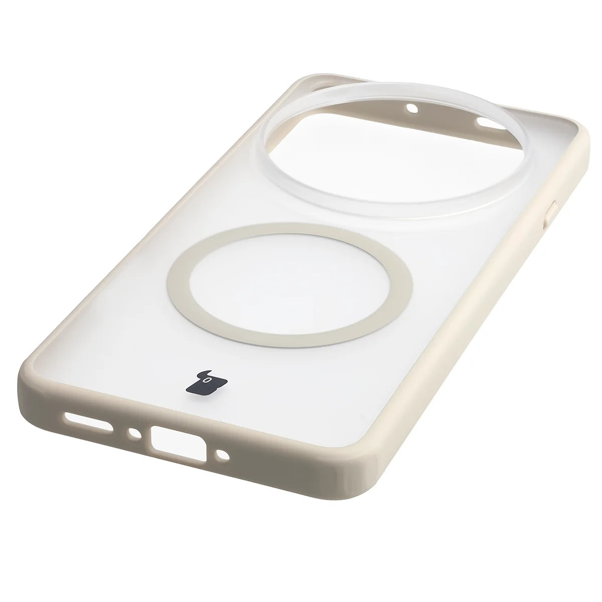 Handyhülle mit Magnetring für Oppo Find X9 Ultra, Bizon Case MatteO, Getönt-Schwarz