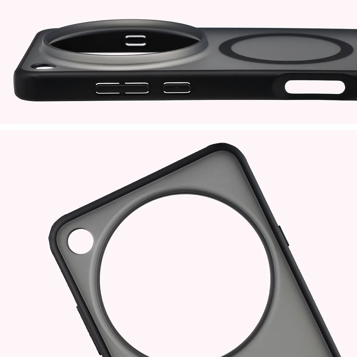 Handyhülle mit Magnetring für Oppo Find X9 Ultra, Bizon Case MatteO, Getönt-Beige