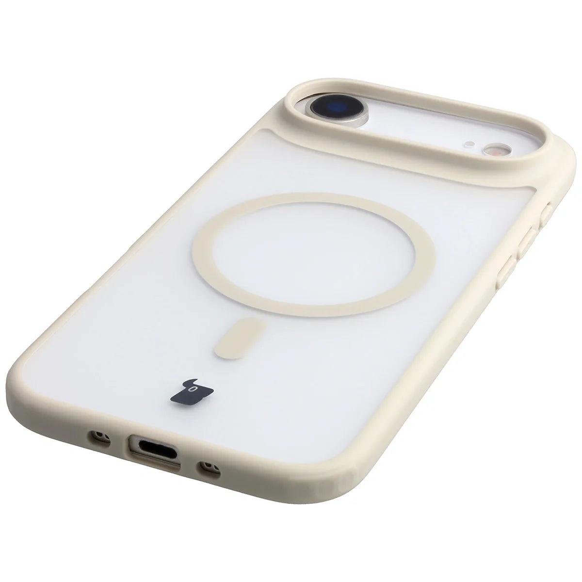 Handyhülle mit Magnetring für iPhone Air, Bizon Case MatteO, Getönt-Beige