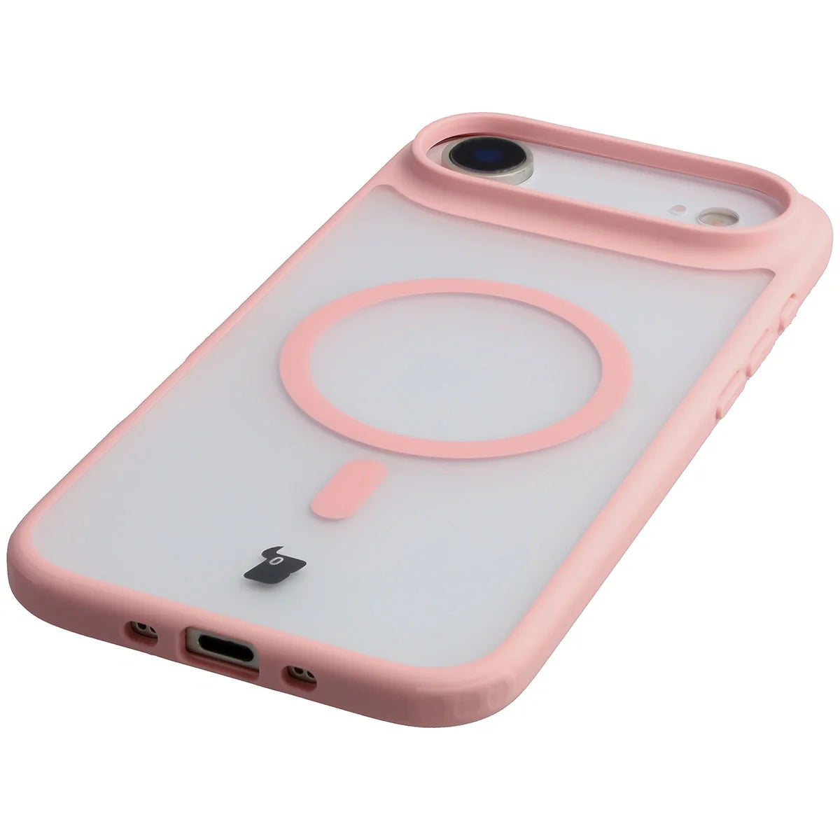 Handyhülle mit Magnetring für iPhone Air, Bizon Case MatteO, Getönt-Hellrosa