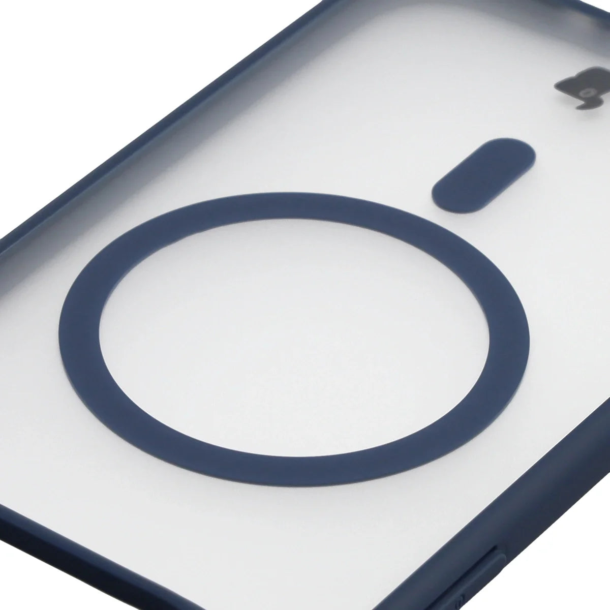 Handyhülle mit Magnetring für iPhone Air, Bizon Case MatteO, Getönt-Dunkelblau