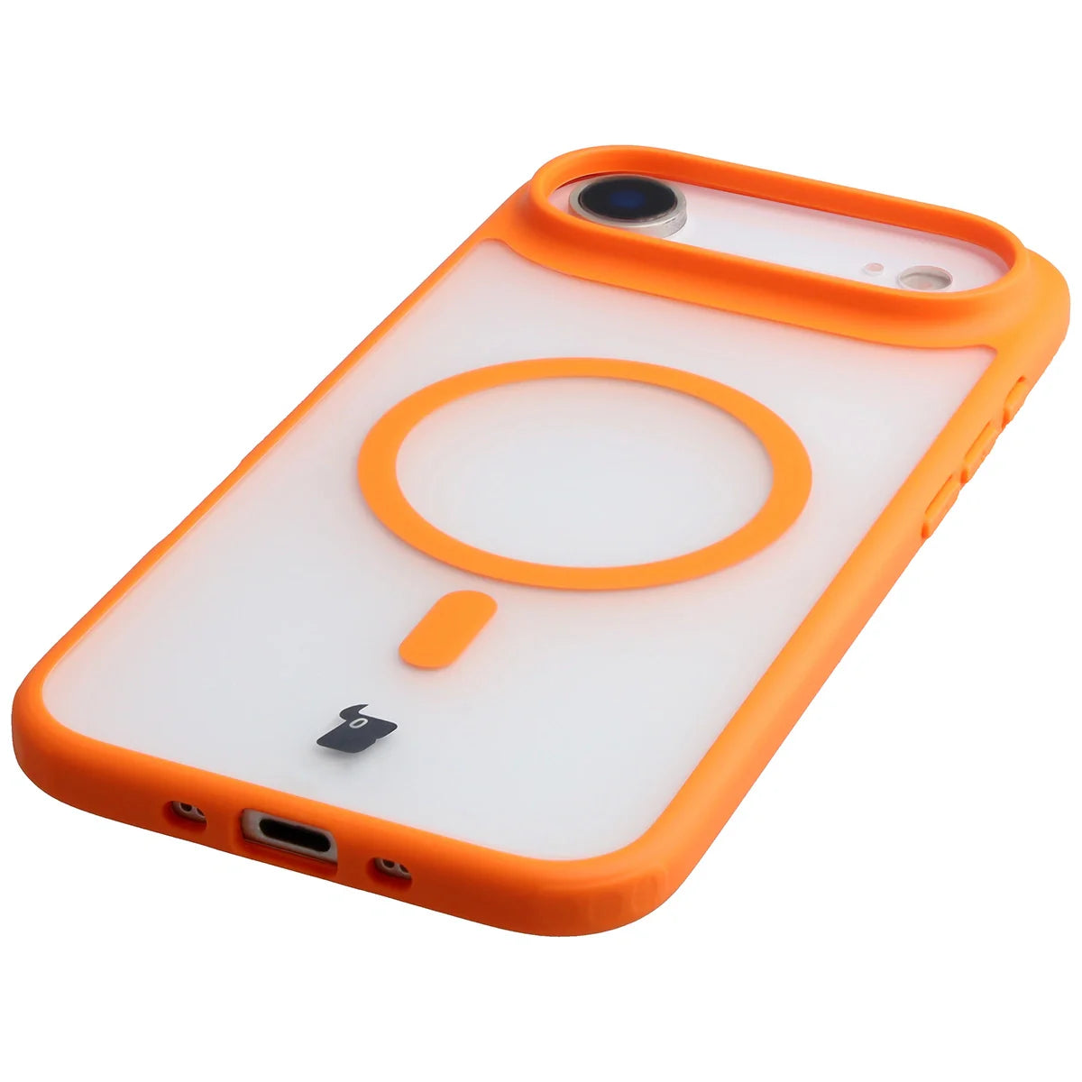 Handyhülle mit Magnetring für iPhone Air, Bizon Case MatteO, Getönt-Orange