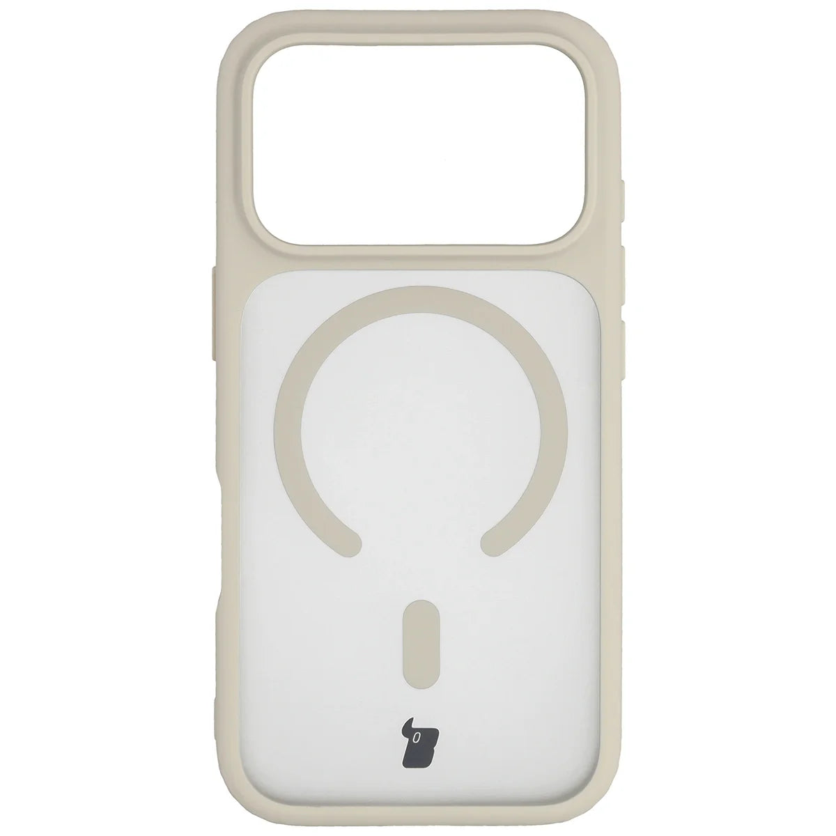 Handyhülle mit Magnetring für iPhone 17 Pro, Bizon Case MatteO, Getönt-Beige