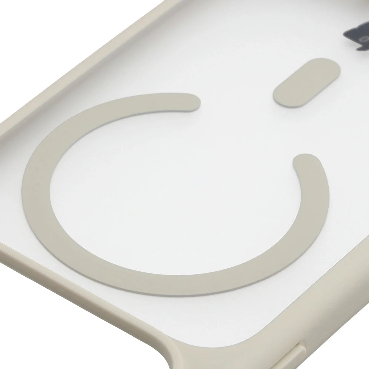 Handyhülle mit Magnetring für iPhone 17 Pro, Bizon Case MatteO, Getönt-Beige