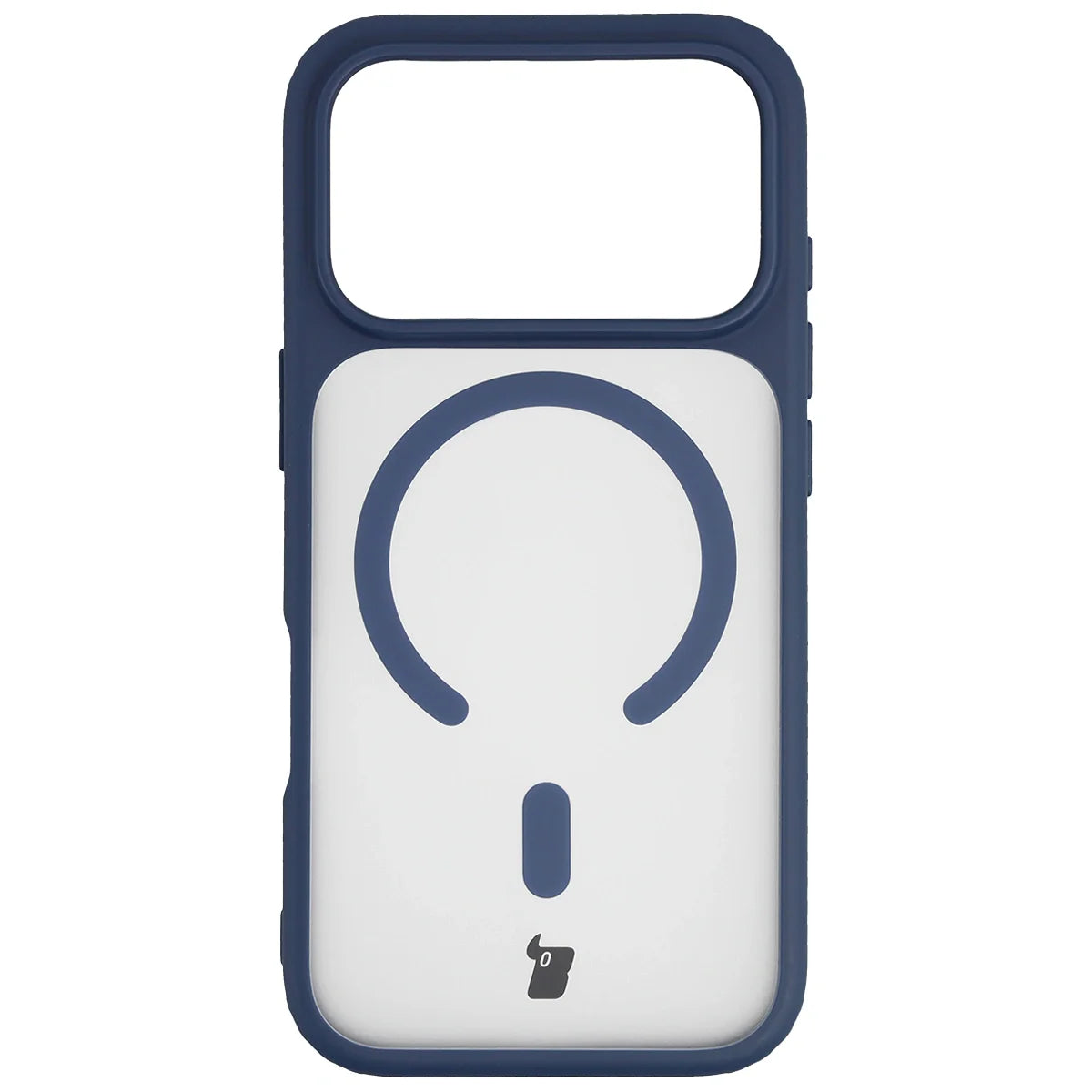 Handyhülle mit Magnetring für iPhone 17 Pro, Bizon Case MatteO, Getönt-Dunkelblau
