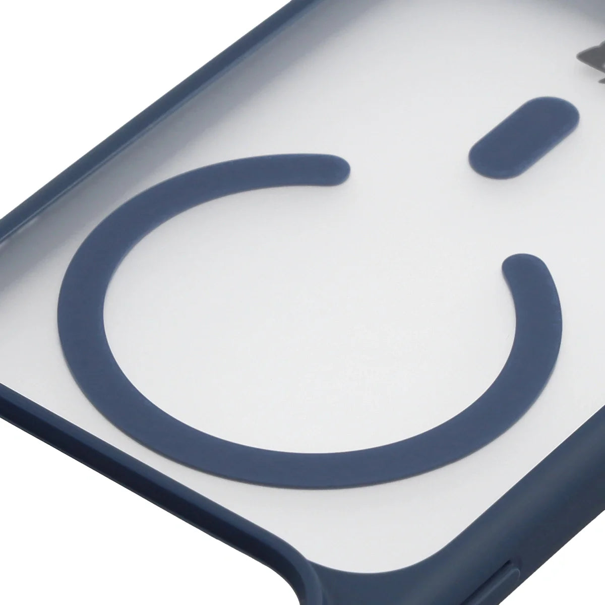 Handyhülle mit Magnetring für iPhone 17 Pro, Bizon Case MatteO, Getönt-Dunkelblau