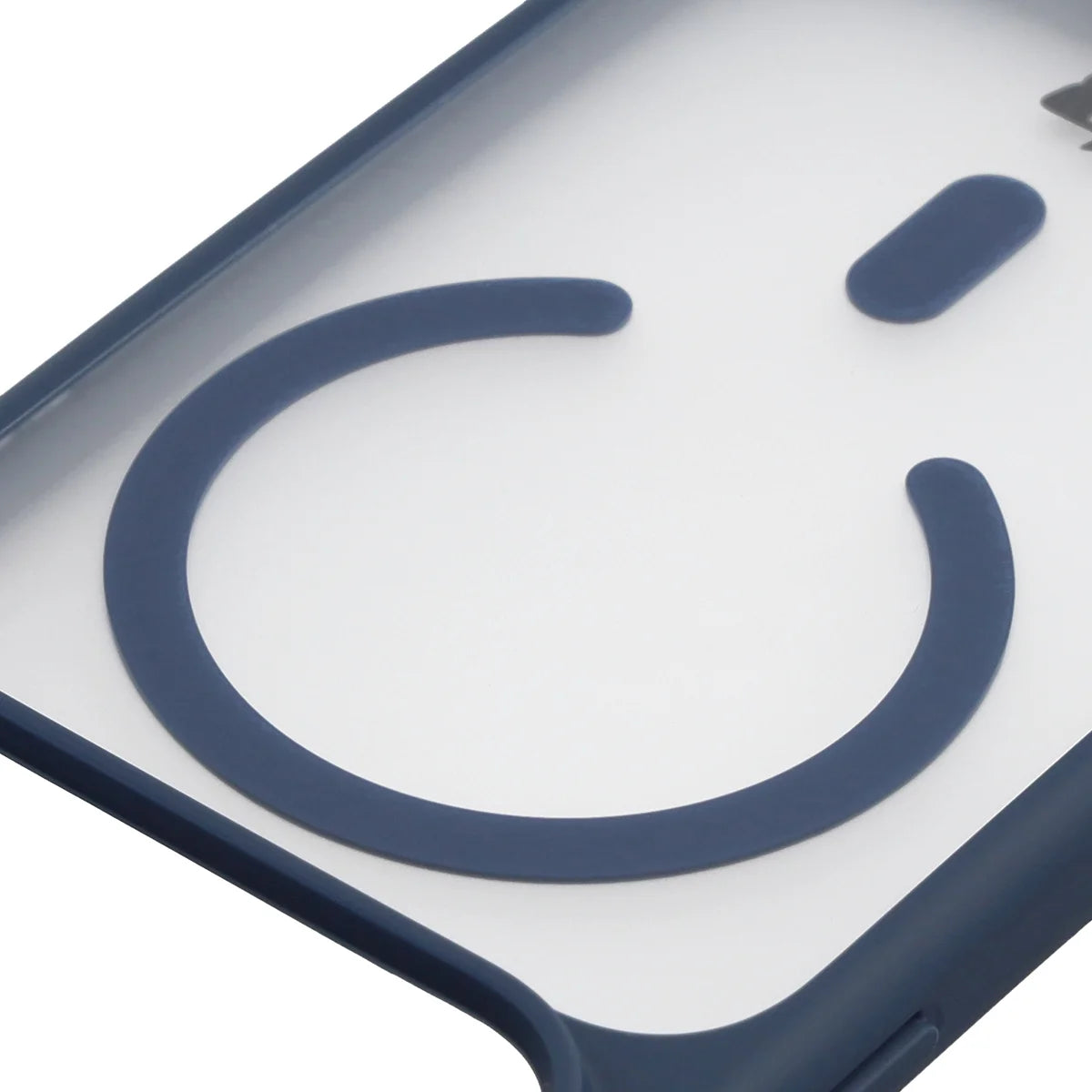 Handyhülle mit Magnetring für iPhone 18 Pro / 17 Pro, Bizon Case MatteO, Getönt-Dunkelblau (3/7)
